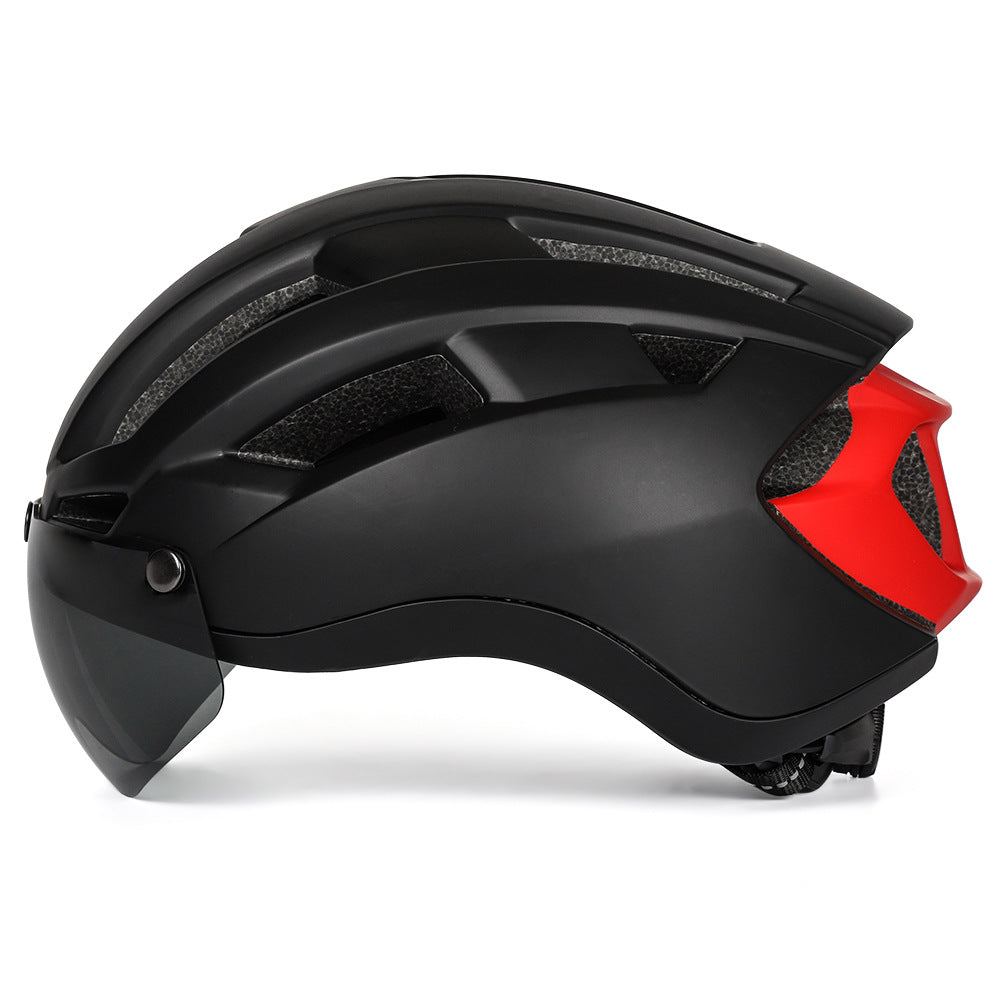 Magnetic Lens Bike Helmet for Outdoor Cycling