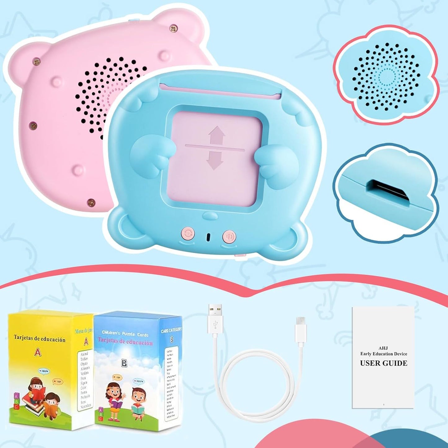 Flash Cards Early Education Learning Machine - Spanish Talking