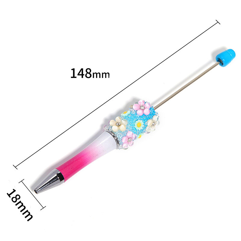 Creative DIY Flower Beaded Ballpoint Pen