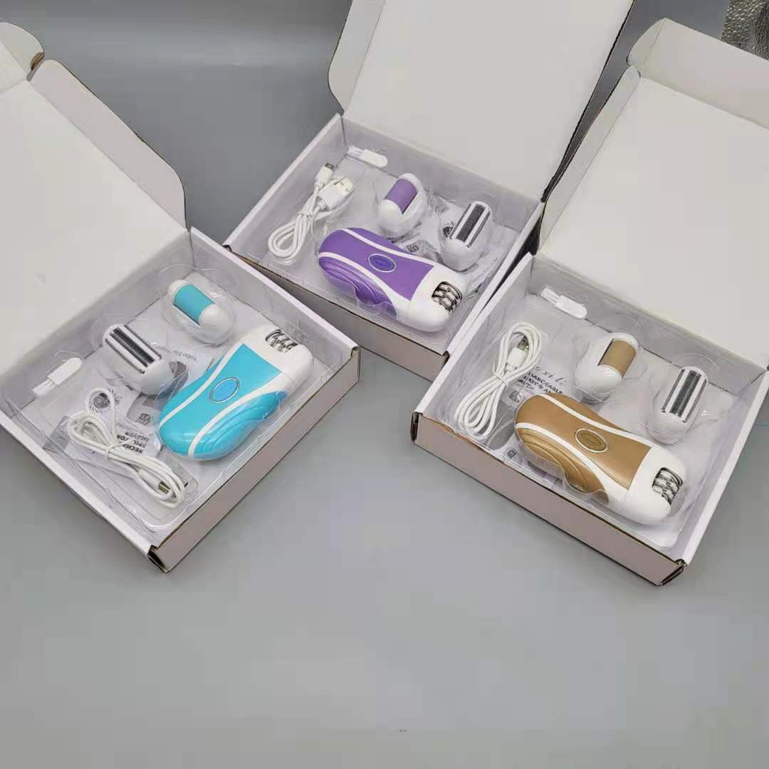 Electric Mini Hair Remover with Multi-Replacement Heads