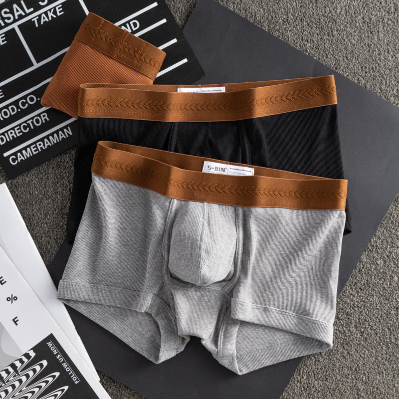 Men's Cotton U-Convex Boxer Briefs