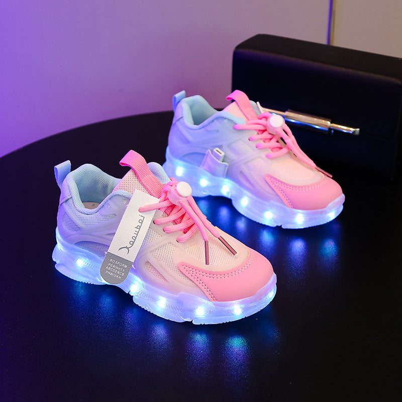 Rechargeable LED Light Up Shoes for Kids - Boys & Girls