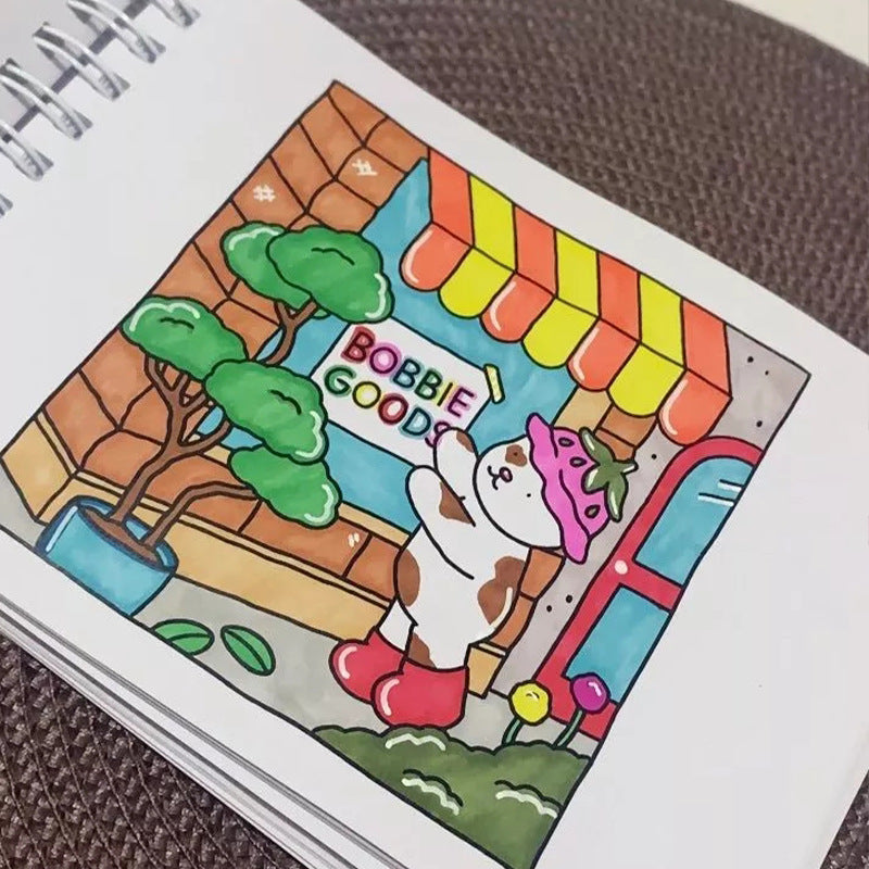 Children's Bear Coloring Book for Educational Fun