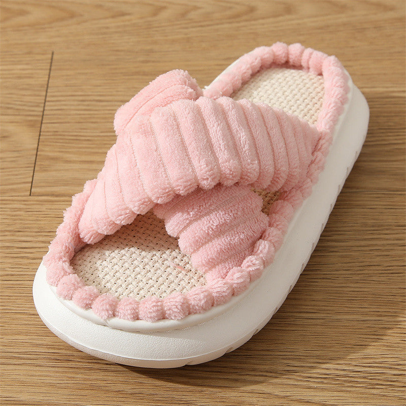 Plush Cotton Slippers