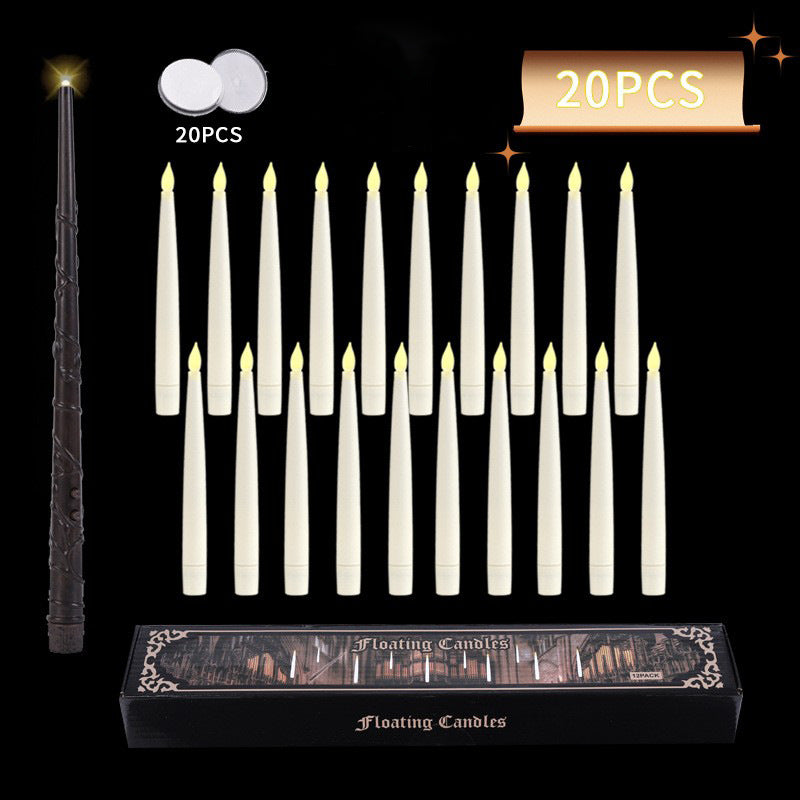LED Floating Pencil Candle - Remote Controlled for Wedding Decor and Major Events