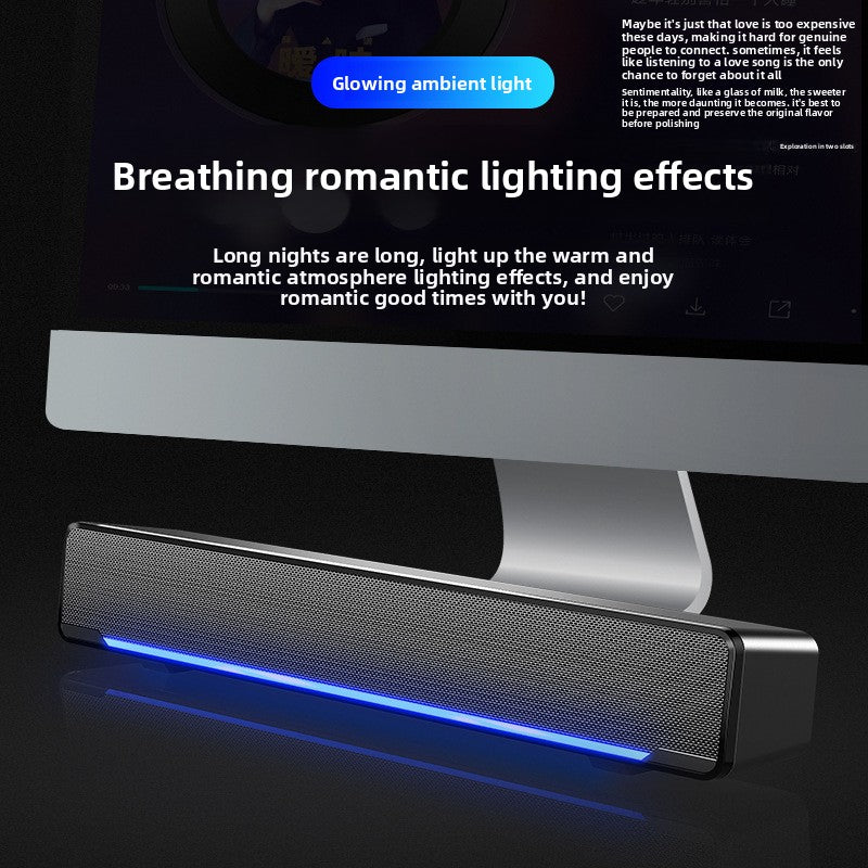 SADA V-196 Bluetooth USB Computer Sound Bar with Bass