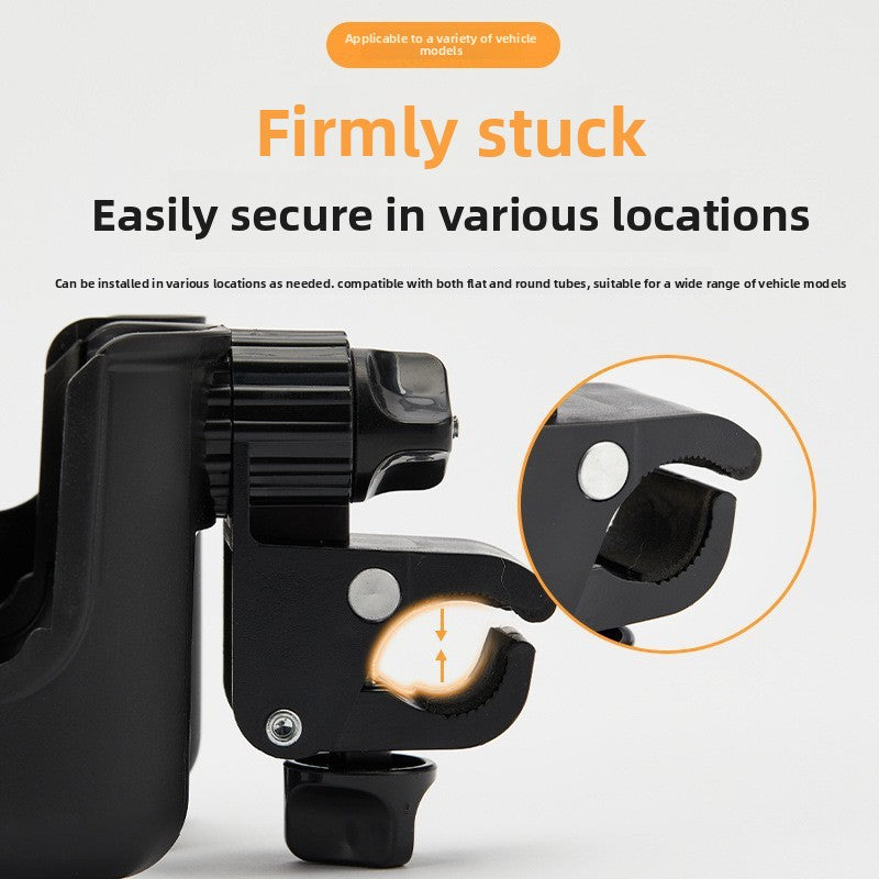 Baby stroller bottle holder