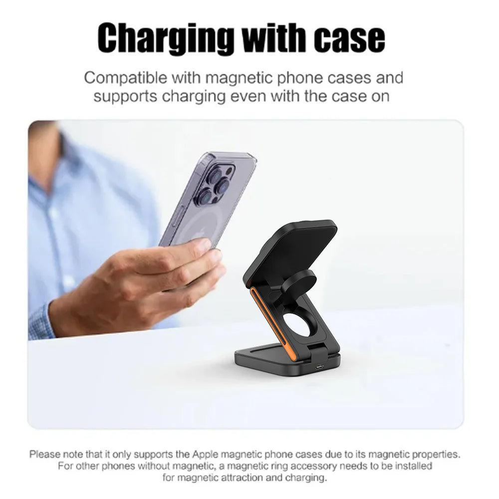 3-IN-1 FOLDABLE CHARGING STATION