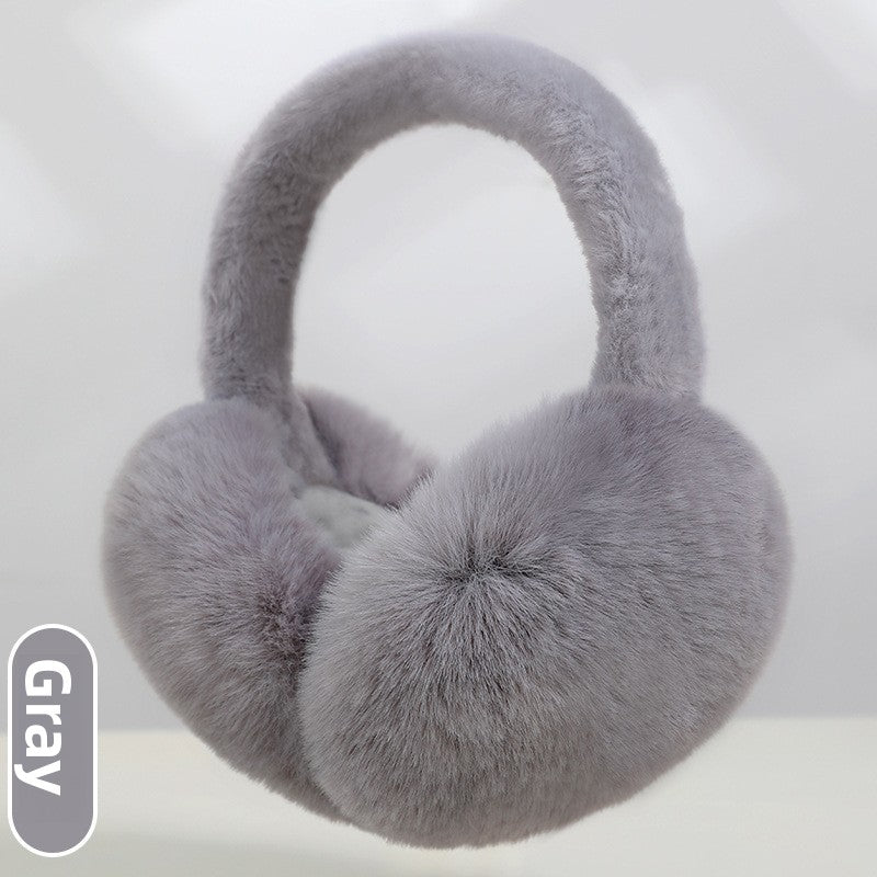 Foldable Plush Winter Earmuffs for Warmth