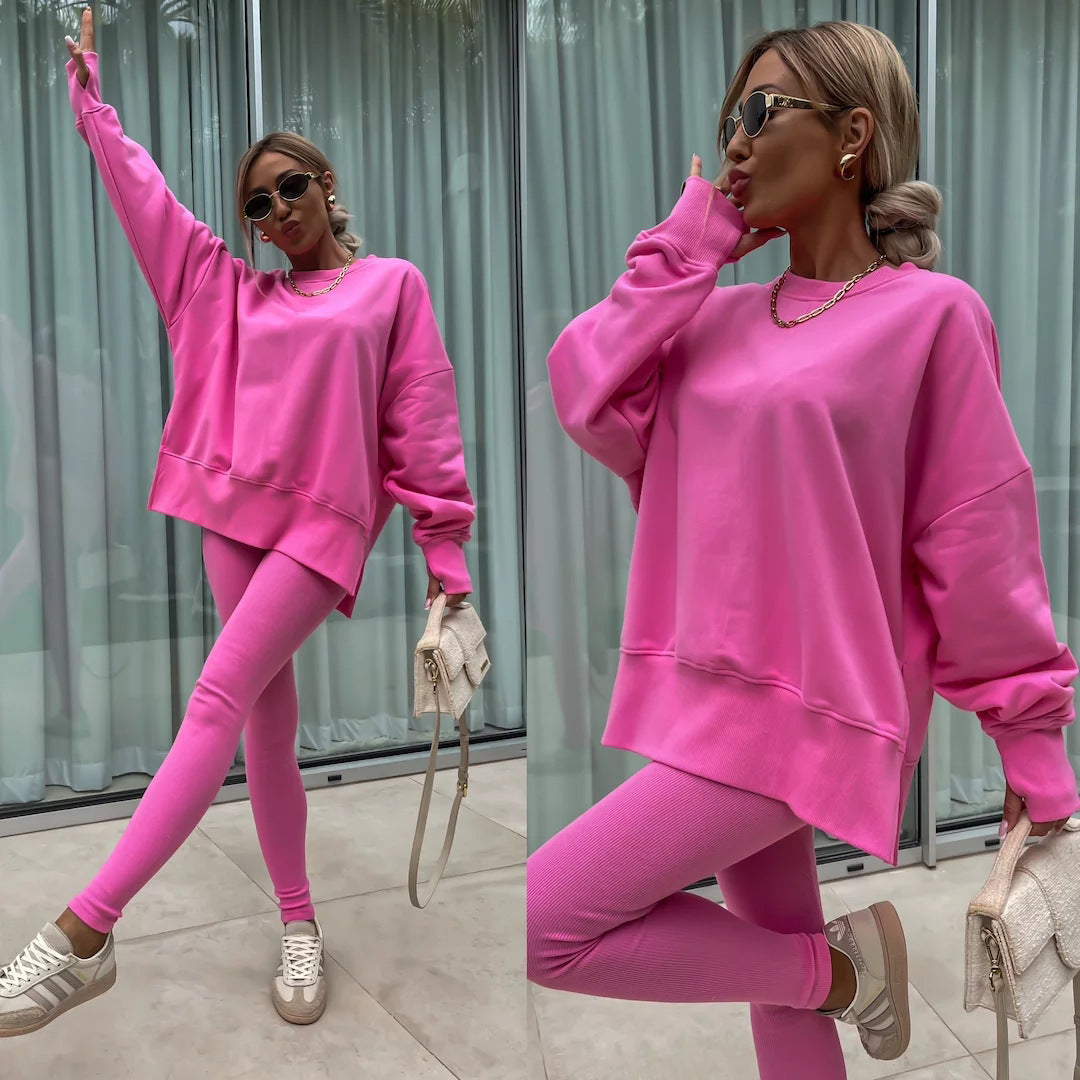 Women's Casual Sweatshirt and Pants Set