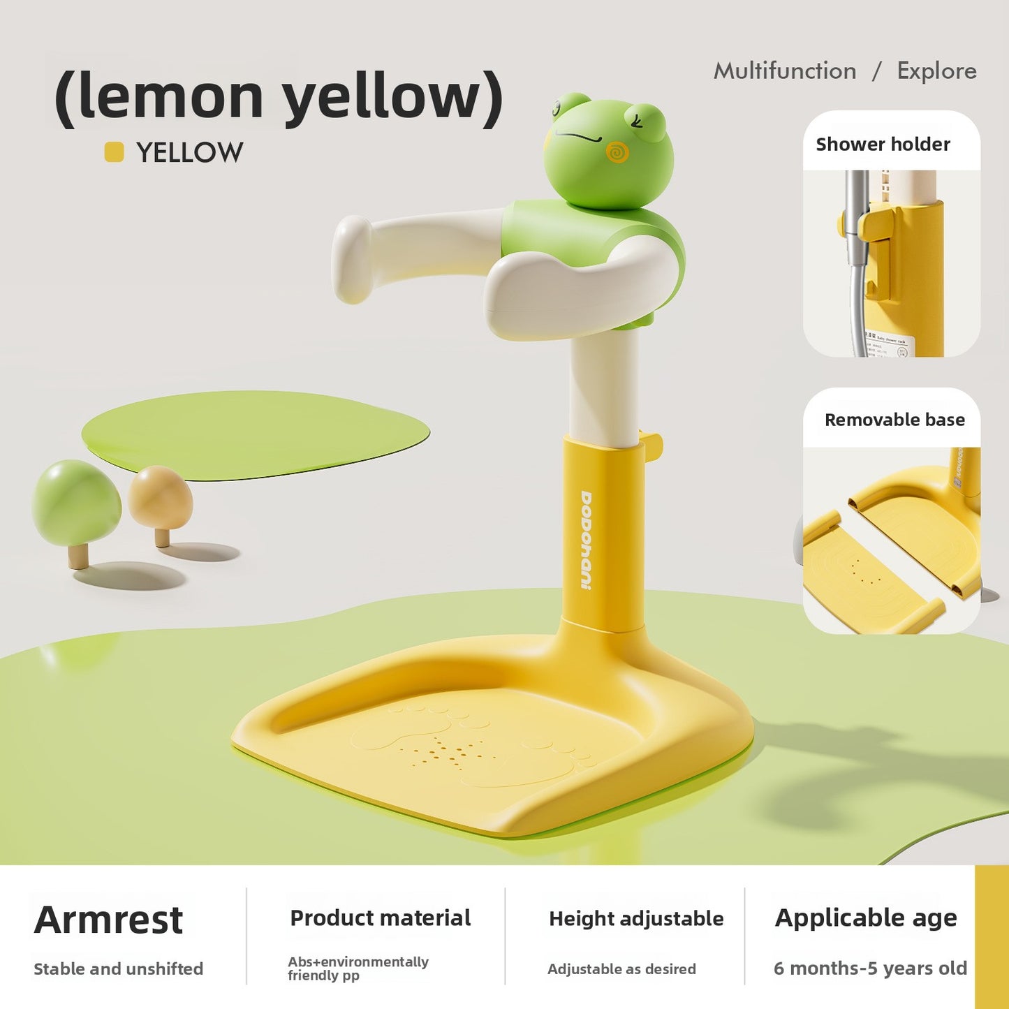 Foldable Baby Standing Bath Rack