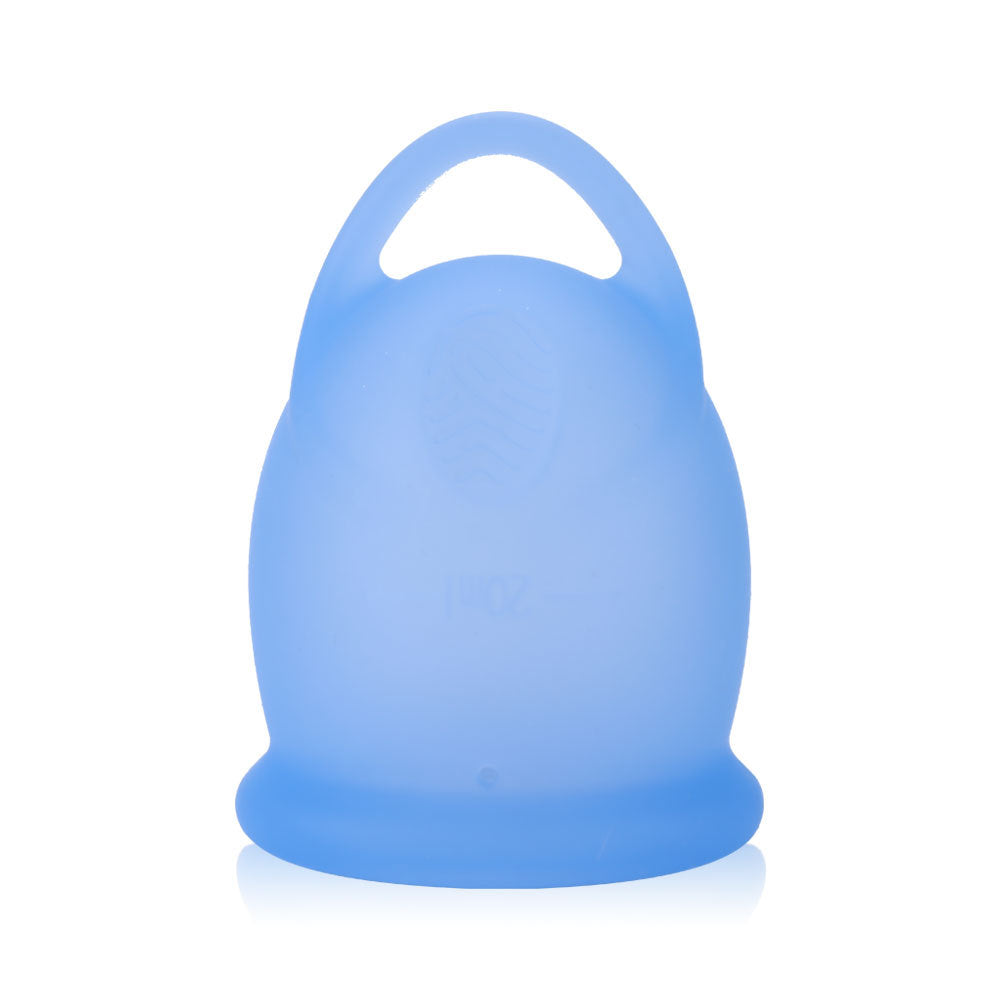 Silicone Menstrual Cup with Pull Ring