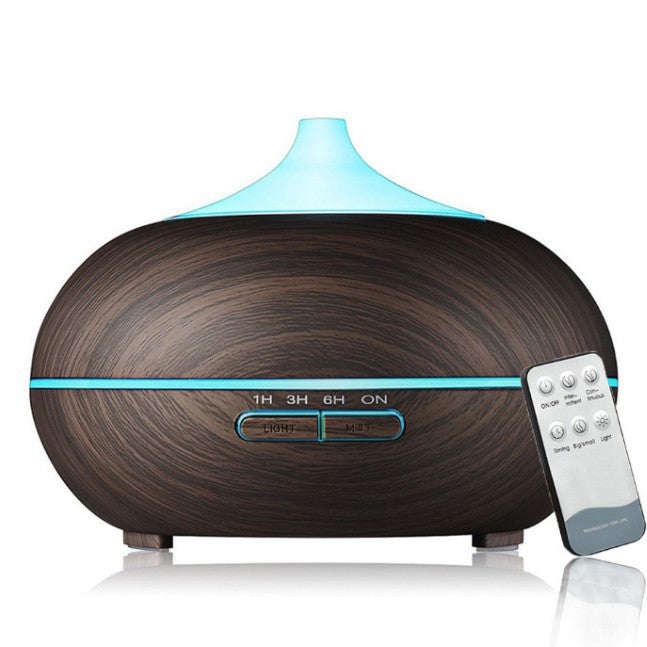 Wood Grain Ultrasonic Essential Oil Aromatherapy Humidifier