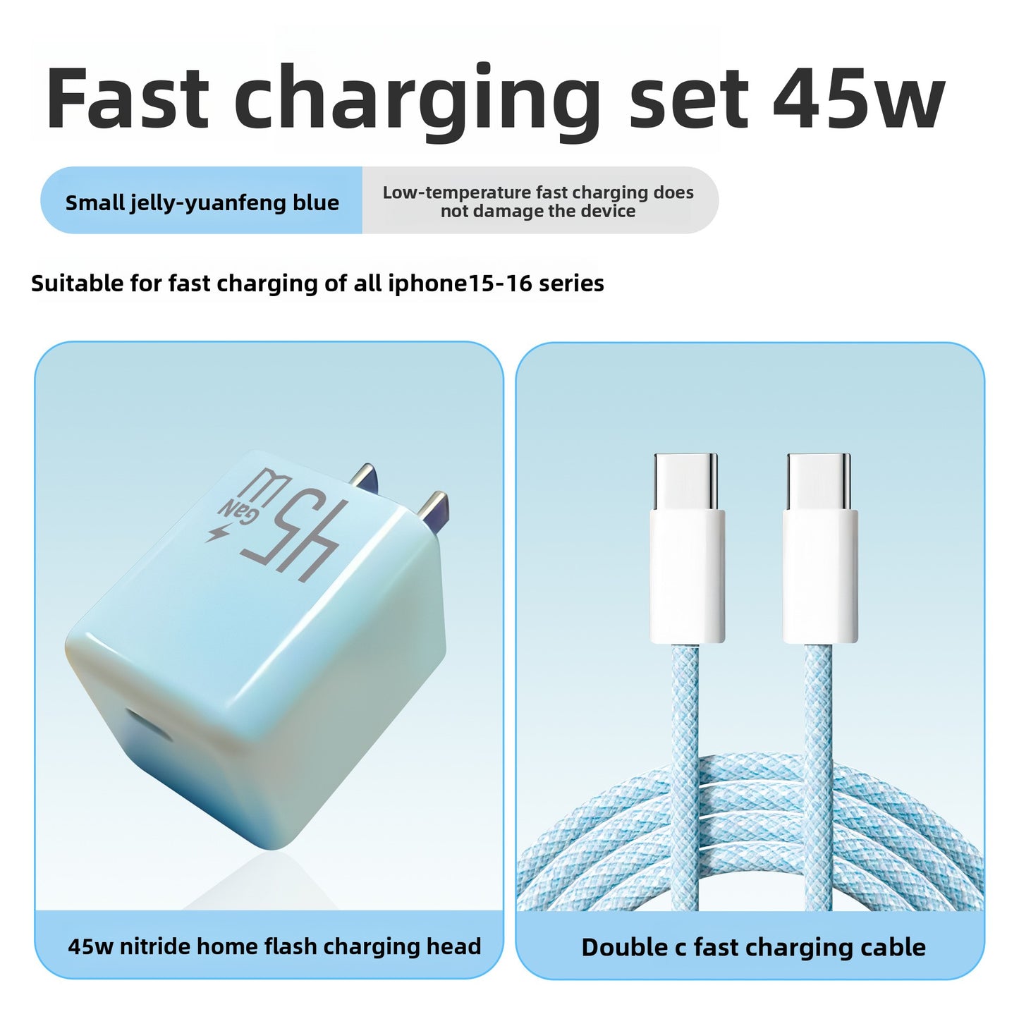 45W Gallium Nitride Charger Head
