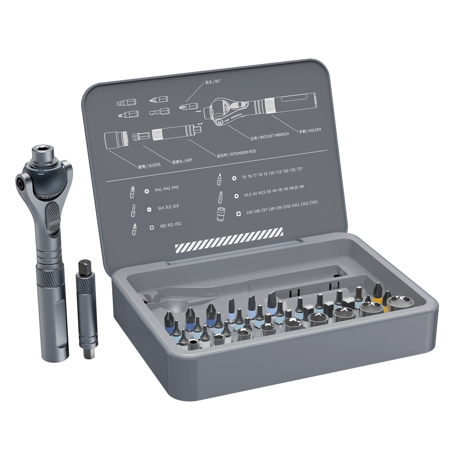 Ratchet Screwdriver Set