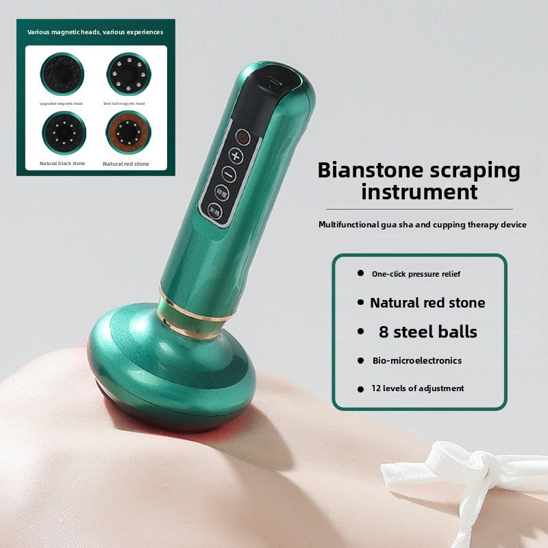Electric Gua Sha Device with Heating & Cupping Functions