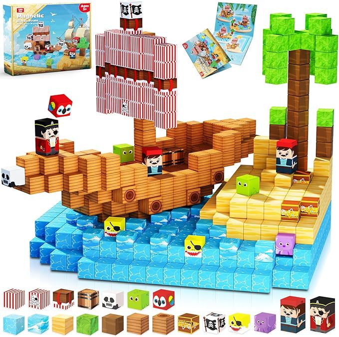 Mini World Magnetic Building Blocks for Kids DIY Castle Construction