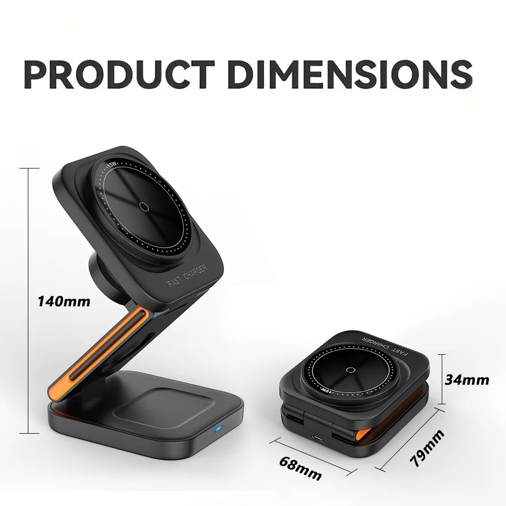 3-IN-1 FOLDABLE CHARGING STATION