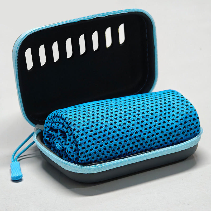 EVA Box Cooling Sports Towel - Quick-Dry Sweat, Absorbent for Outdoor Gym