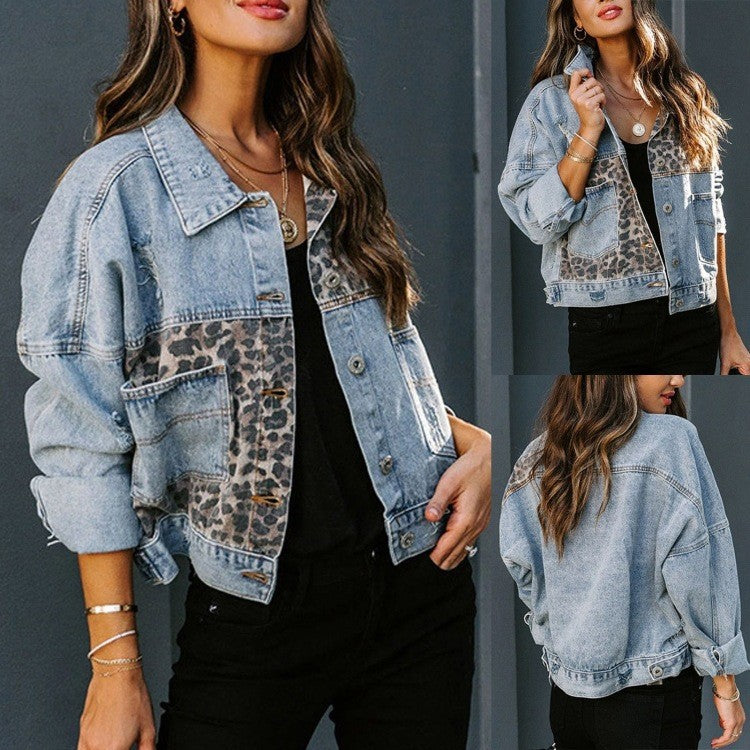 Denim Coat, Women's long Sleeve