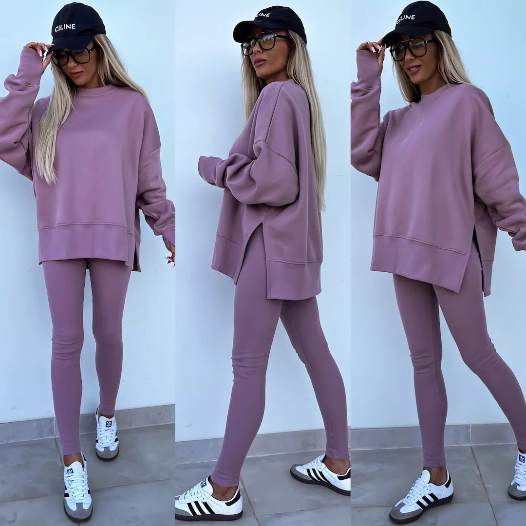 Women's Casual Sweatshirt and Pants Set