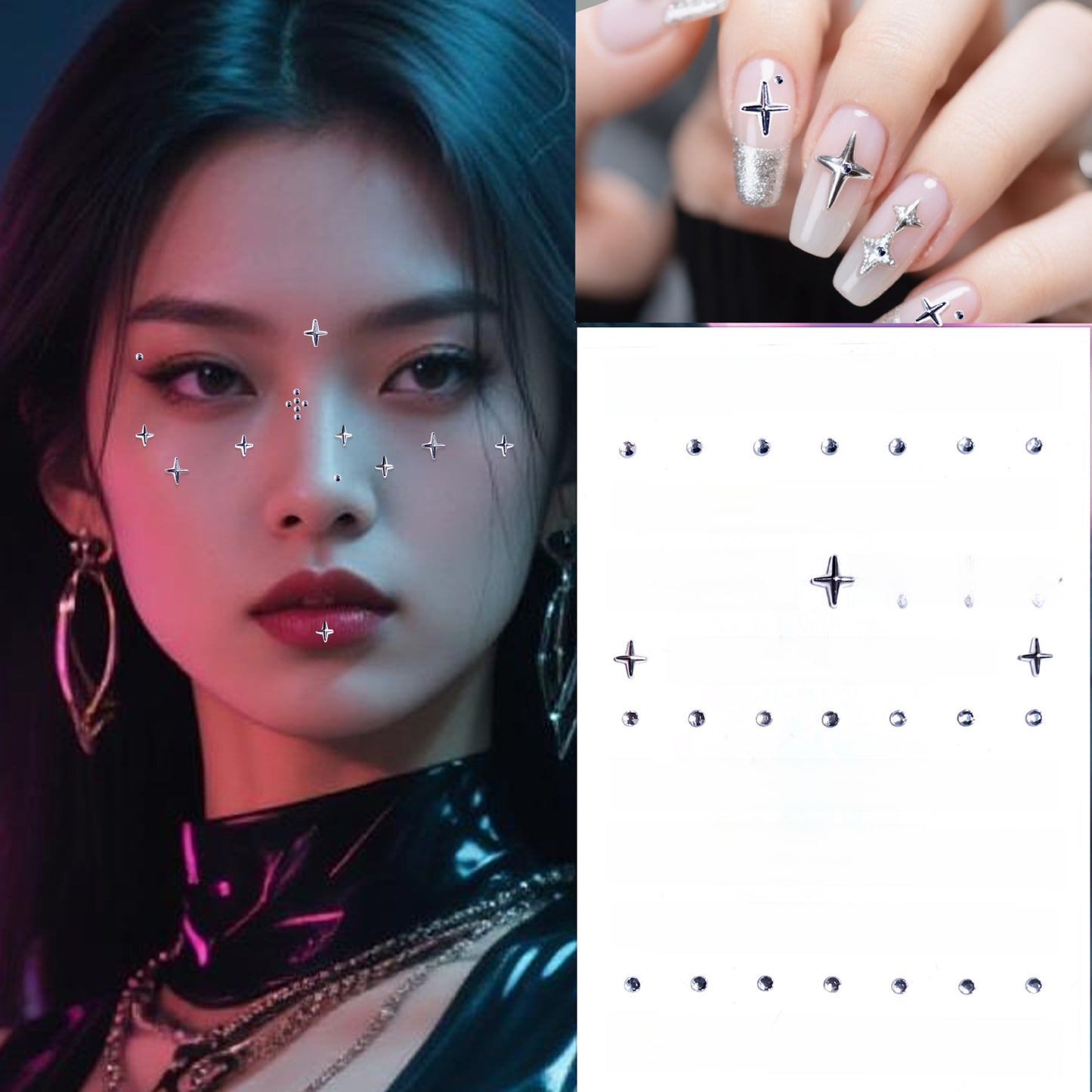 Halloween Face Stickers for Horror Makeup