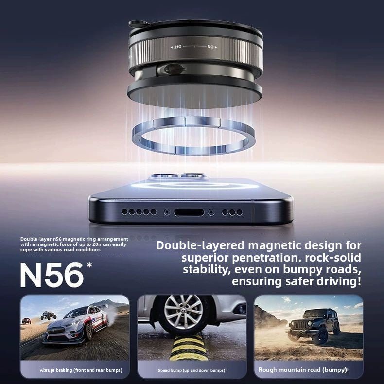 Vacuum Suction Car Phone Mount