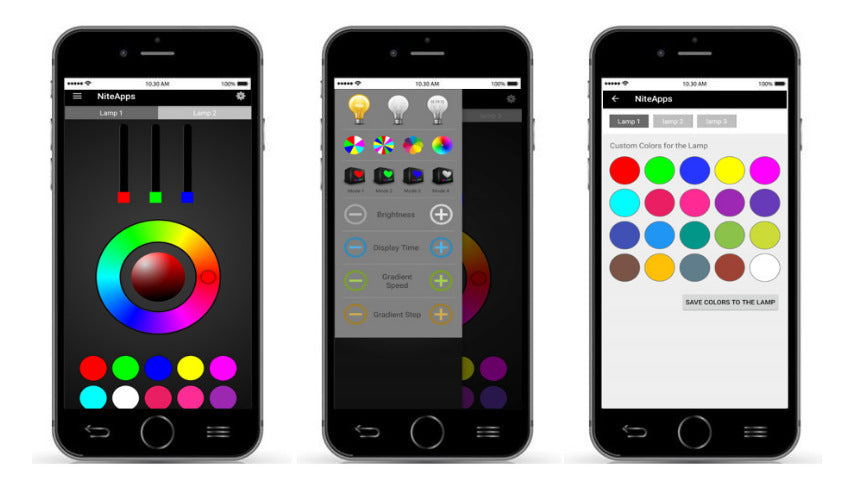 Cosmic system 3D mini glow touch hue shift desk light