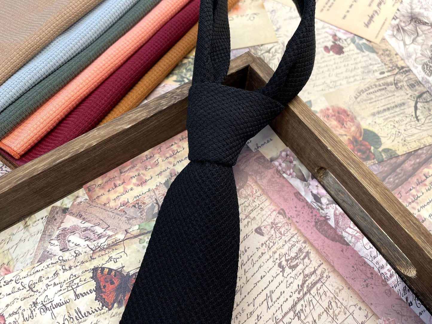 Cotton Knit Tie