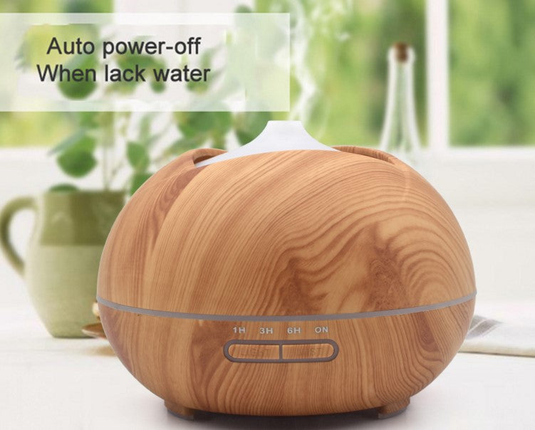 Wood Grain Ultrasonic Essential Oil Aromatherapy Humidifier