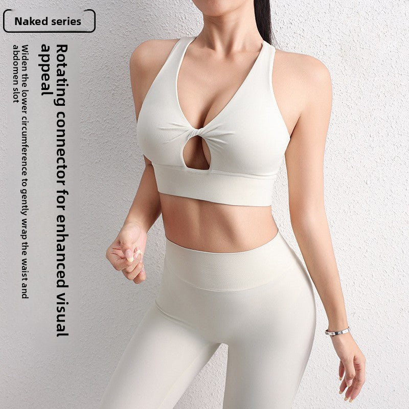 Sexy Hollow Out Yoga Sports Bra