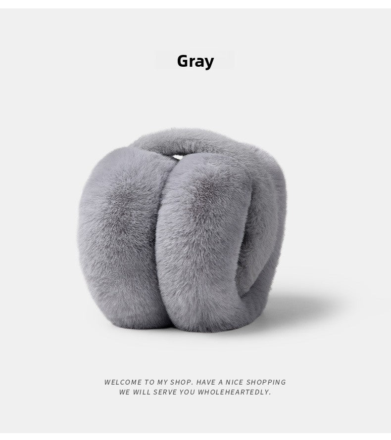Foldable Plush Winter Earmuffs