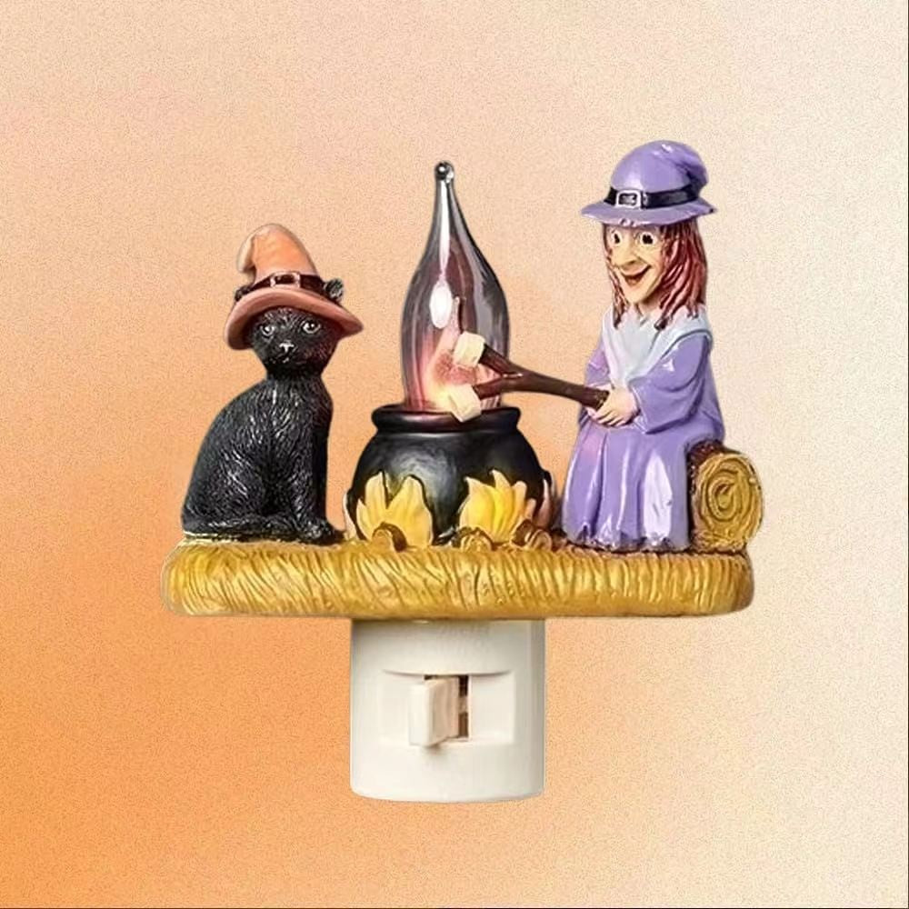 Ghost Campfire Flickering LED Night Light