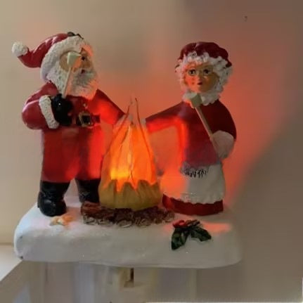 Ghost Campfire Flickering LED Night Light