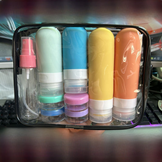 17-piece Silicone Compartmentalized Bottles