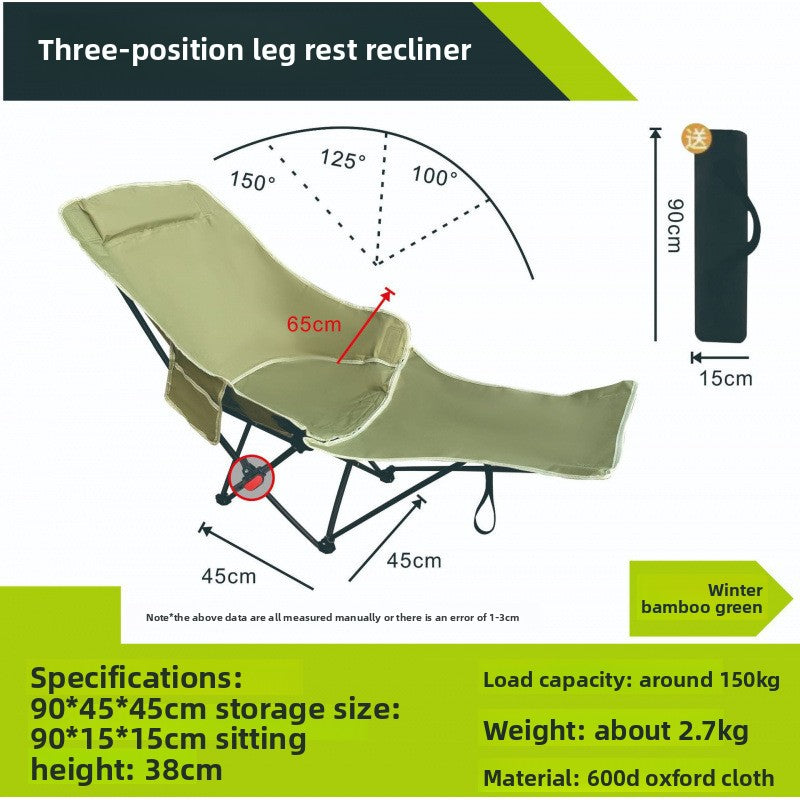 Adjustable Portable Moon Chair for Camping and Fishing