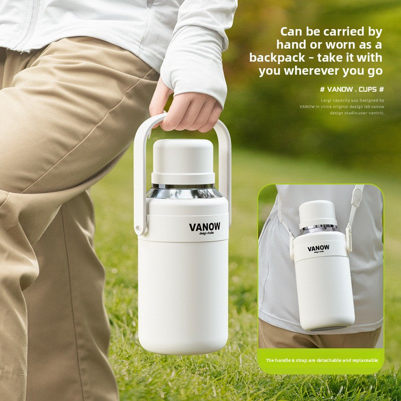 Vacuum Insulated Thermos Cup - Vanow Stainless Steel