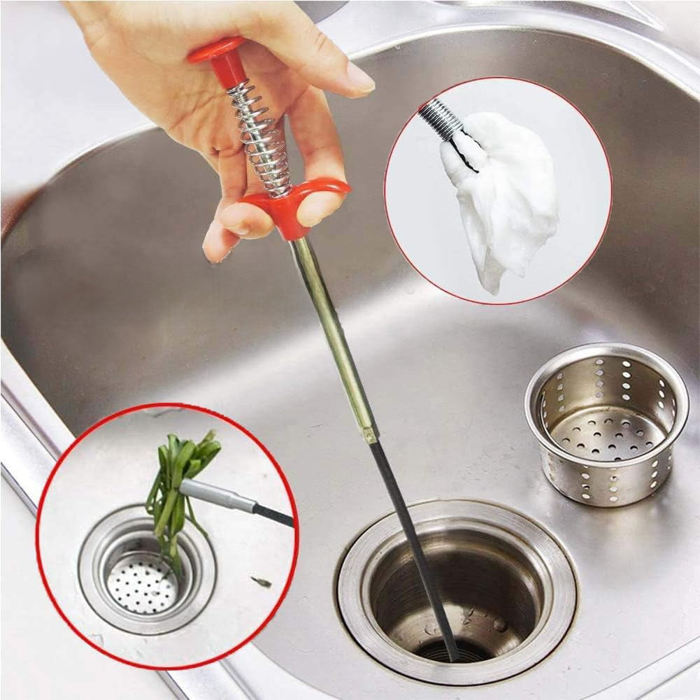 Four-Claw Drain Grabber Tool for Toilet and Pipe