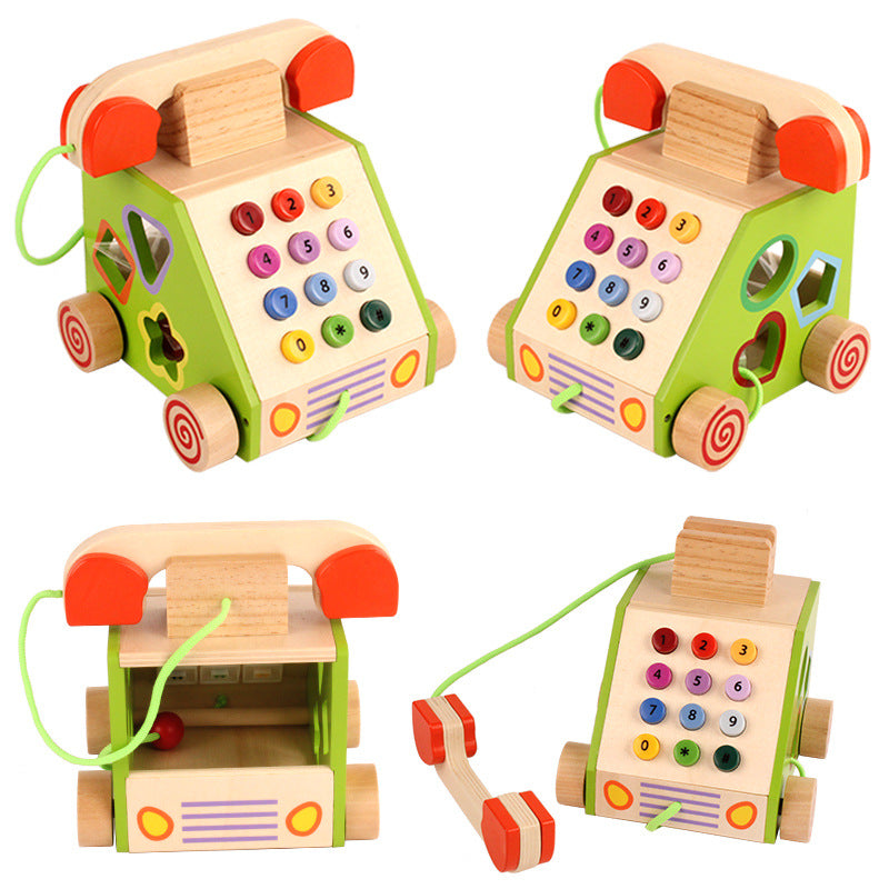 Wooden Simulation Phone Toy