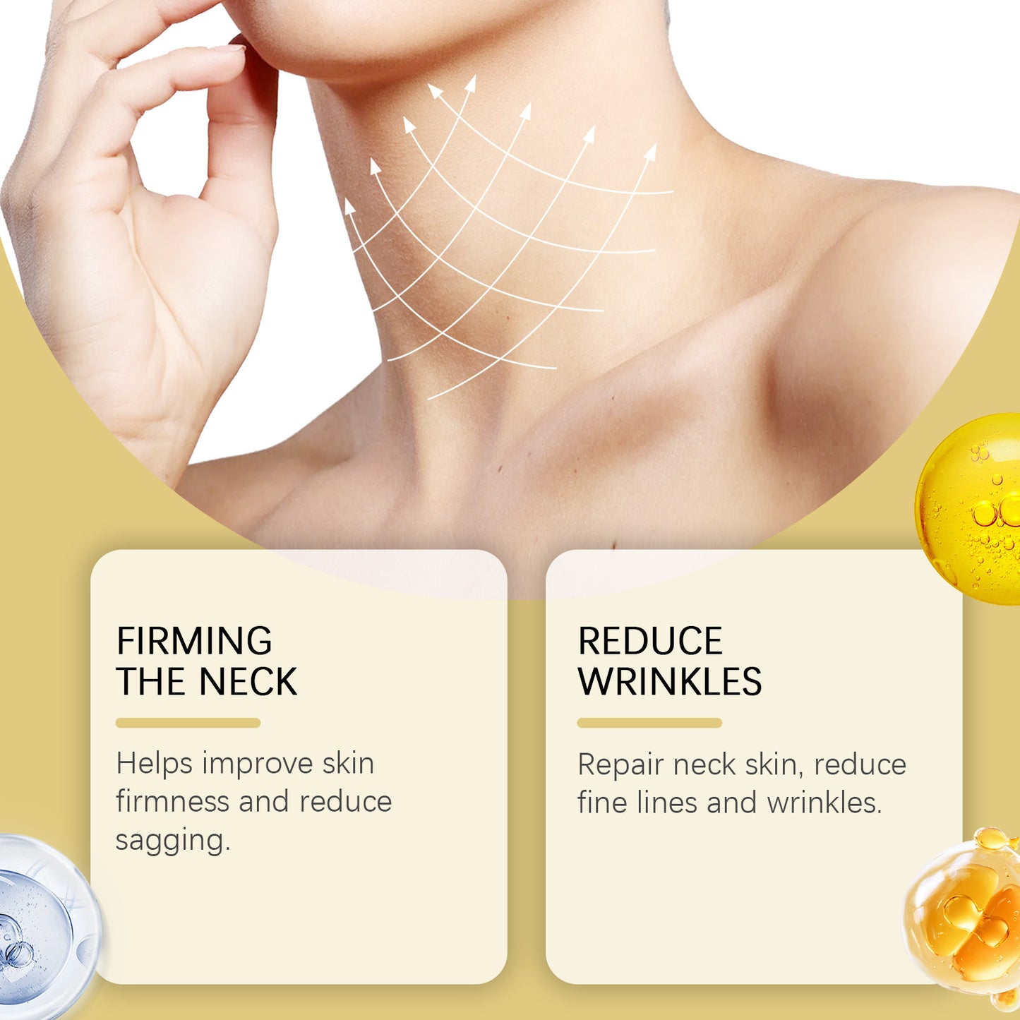 Neck Roller Cream - Firming, Moisturizing, & Easily Absorbed