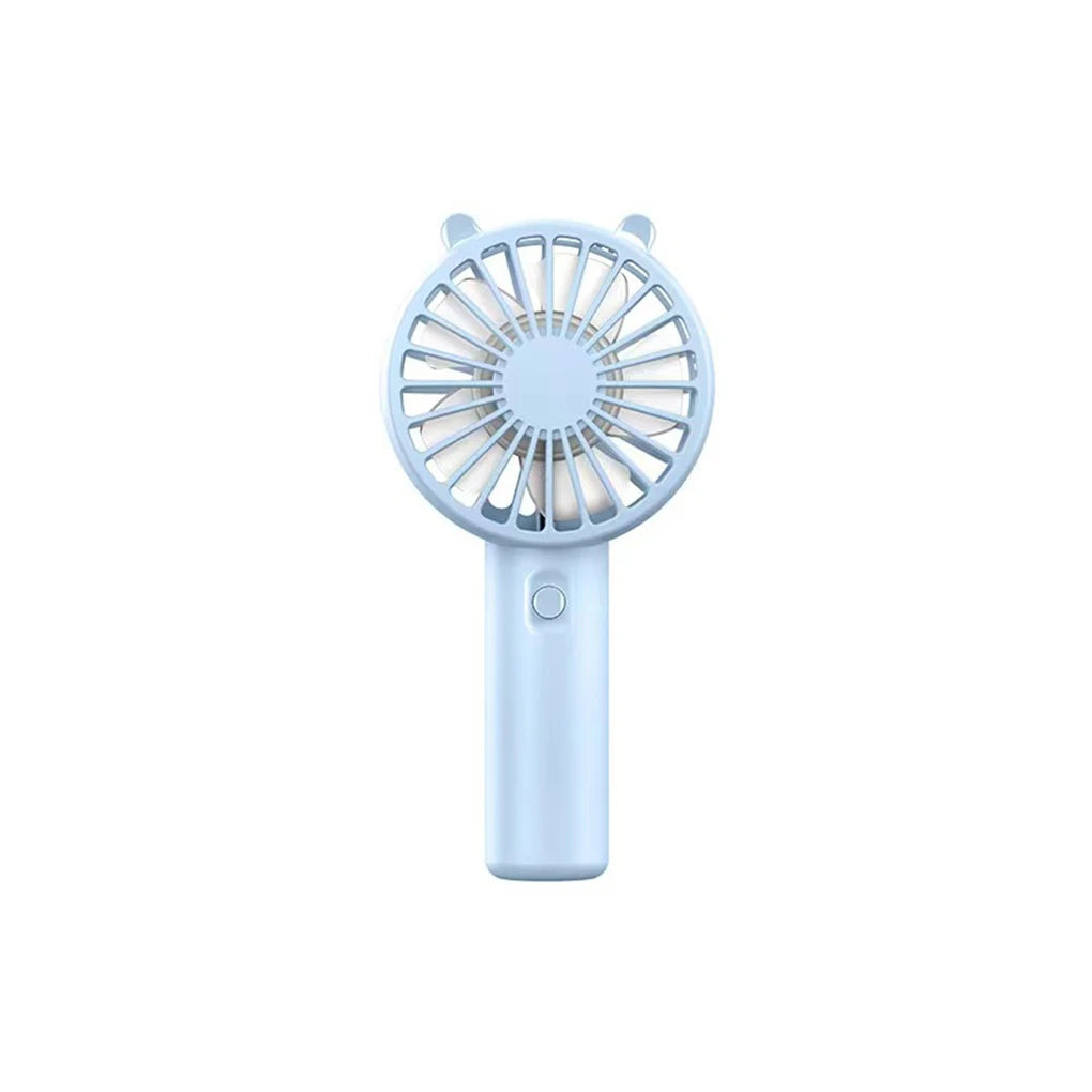 Handheld Portable Fan -  USB Rechargeable - with Desk Base
