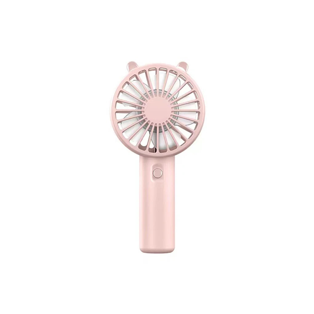 Handheld Portable Fan -  USB Rechargeable - with Desk Base