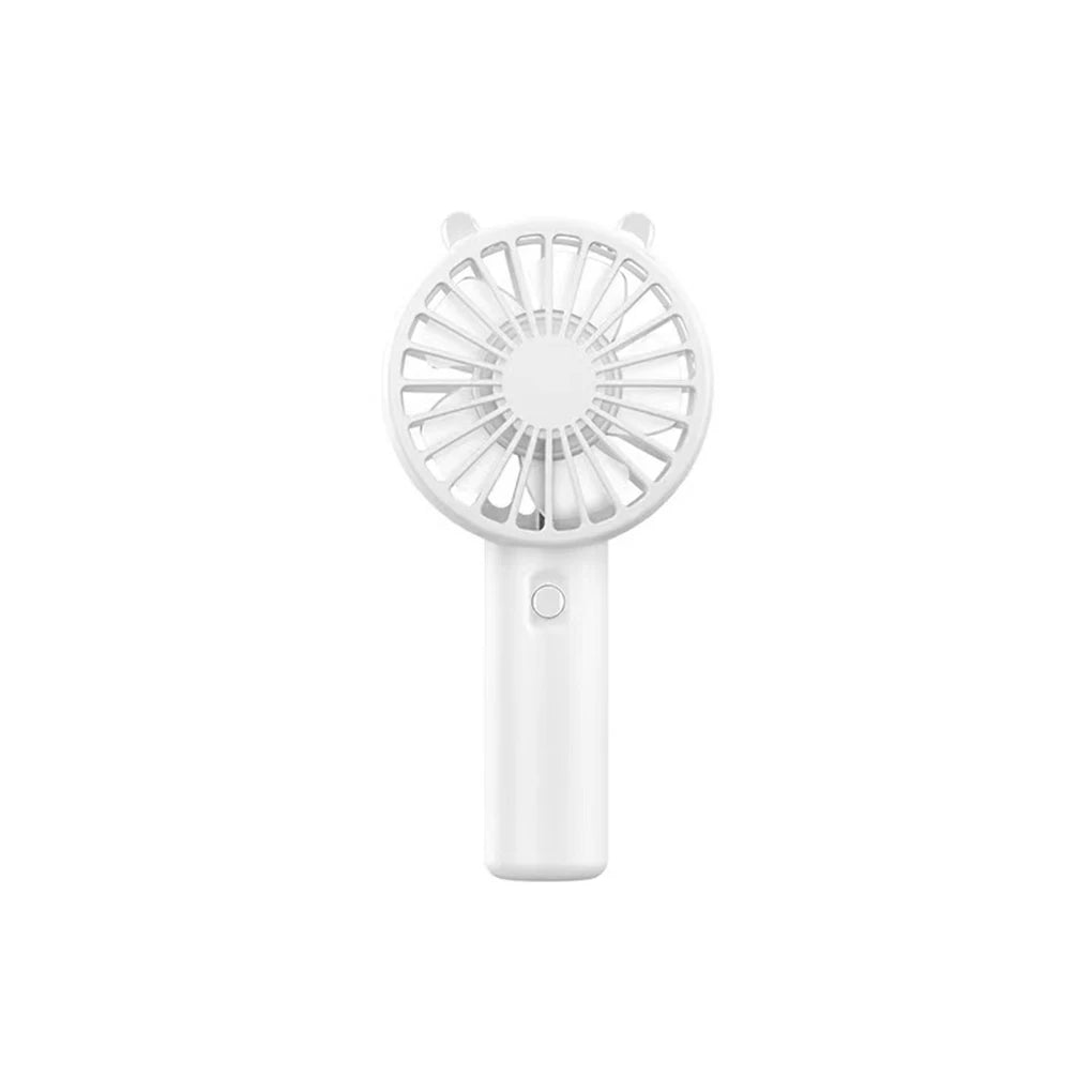 Handheld Portable Fan -  USB Rechargeable - with Desk Base