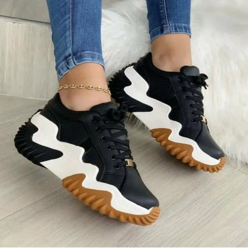 Summer Women's Sneakers - Thick Bottom Canvas Casual Shoes