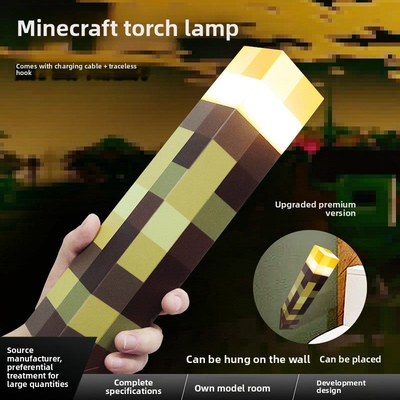 Minecraft Torch Lamp,