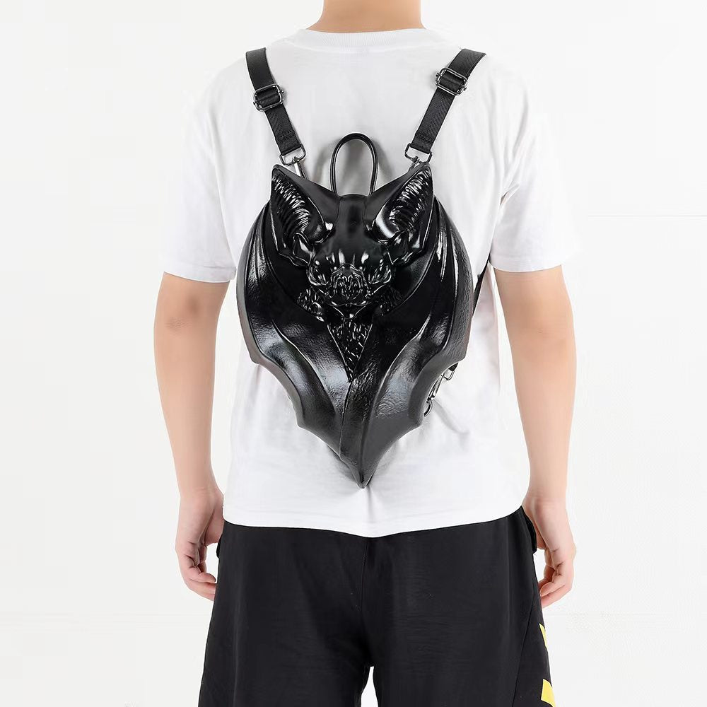 Gothic Bat Style Chest Bag/Backpack
