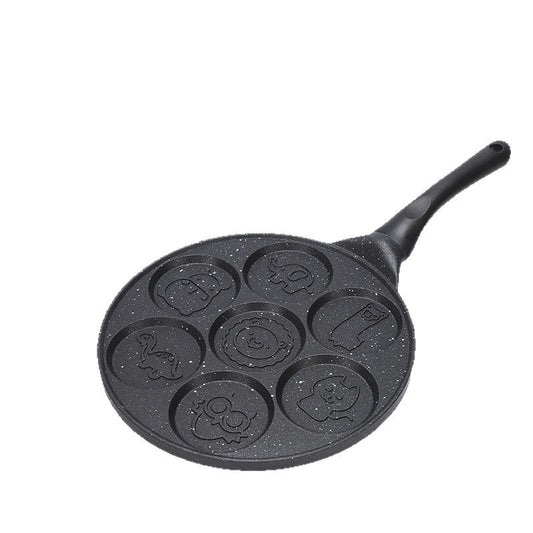 Seven-Hole Non-Stick Animal Shape Frying Pan