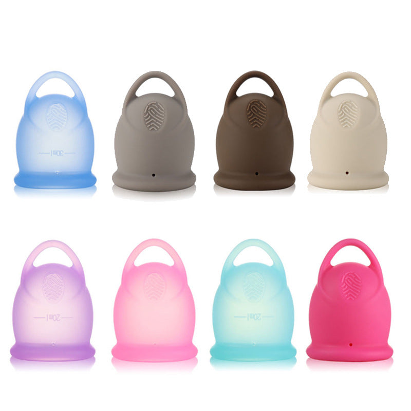 Silicone Menstrual Cup with Pull Ring