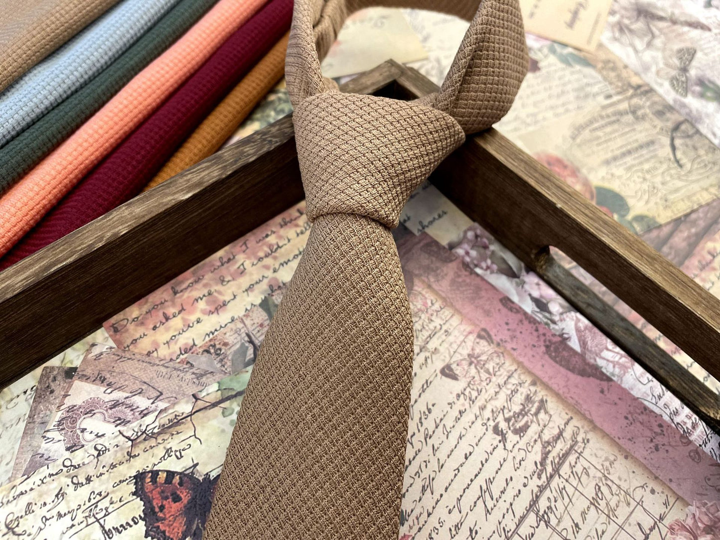 Cotton Knit Tie