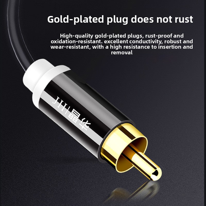 2-to-2 Dual Lotus Head Audio Cable